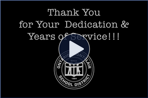 Years of Service Awards Video - Click Here to View.